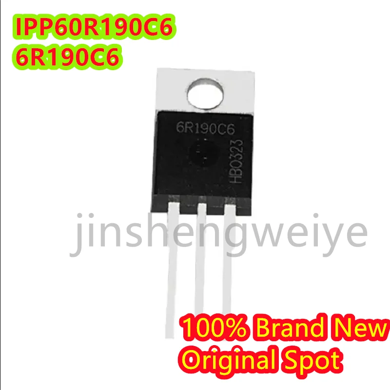 Hot Selling MOS IPP60R190C6 6R190C6 100% Brand New Original N Channel 650V 59A TO-220 5PCS Free Shipping Electronics