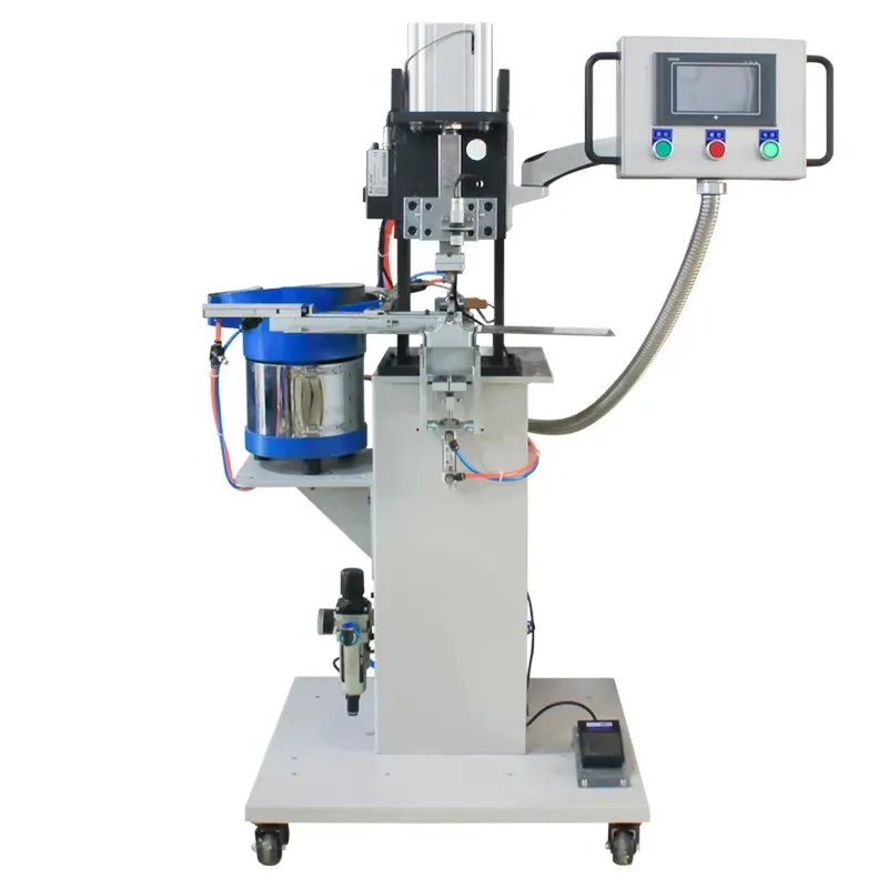 Automatic Oval Shape Eyelet Punching Machine For Leather Fabrics With Low Noise