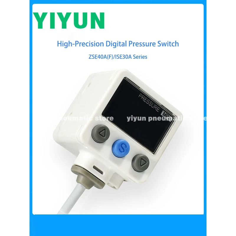 ISE40A-01-R ZSE40A-01-R ZSE40AF-01-R ISE40A-01-S ISE40A-01-T ZSE40A(F)/ISE40A Series High-Precision Digital Pressure Switch