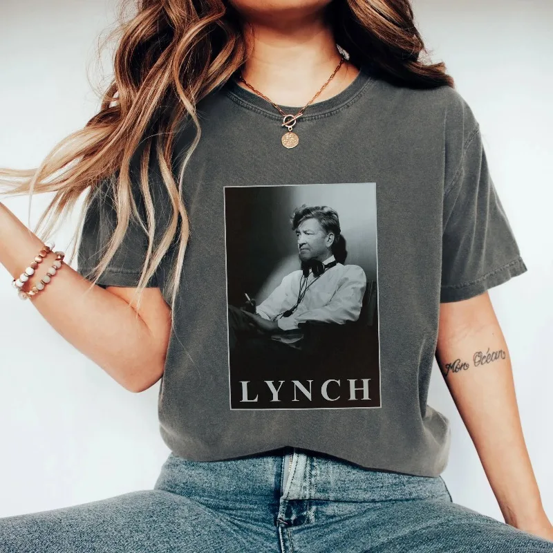 Retro David Lynch T-shirt, Twin Peaks Town Shirt Women's T-shirt New Men's and Women's Retro T-shirt