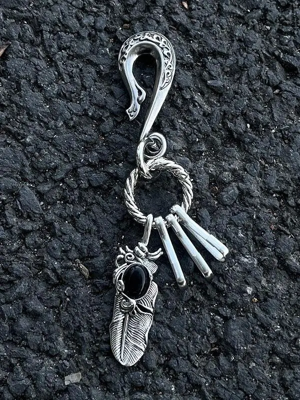 

SoulColion тройной синий брелок-подвеска с чернилами Wa Bla витое кольцо антикварное Fini несбываемый аккор из сплава