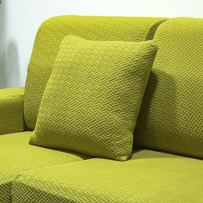 45x45/50x50cm Solid Color Large Pillow Cover for Sofa Office Waist Cushion Cover Nordic Style Home Decor Jacquard Pillowcase