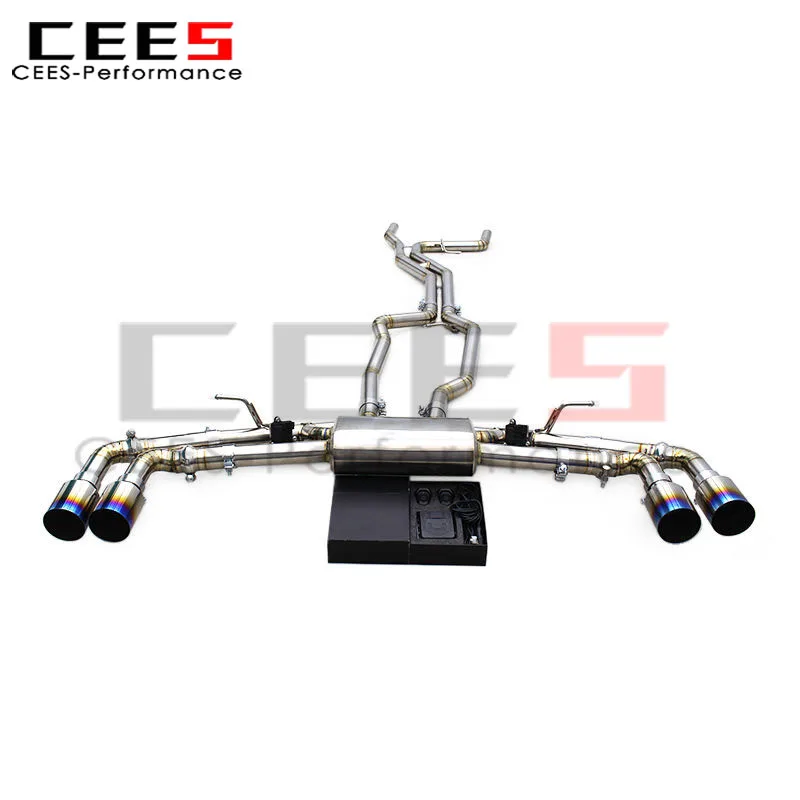 

Выхлоп CEES для PORSCHE Cayenne 958 V6 3.6L 2011-2017, высокопроизводительный электронный клапан Catback с клапаном, глушитель, выхлопная система