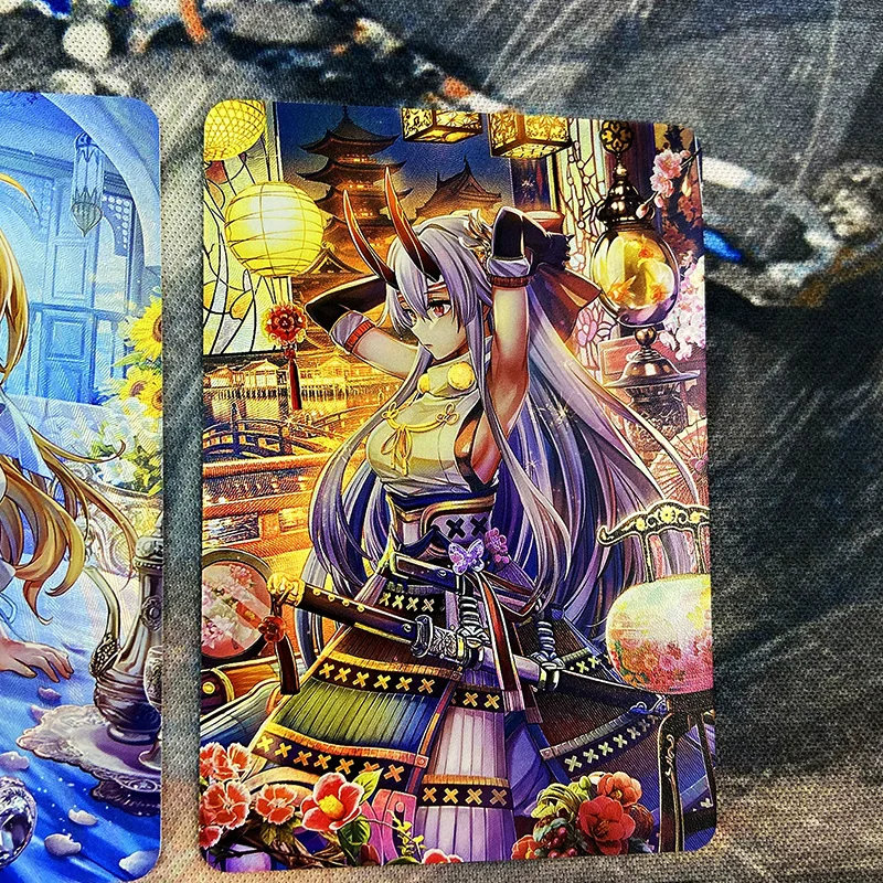 ACG 9pcs/set Fate/Grand Order-First Order-FGO Anime collection card Board game card DIY Scthach-Skadi Flash card Christmas gift