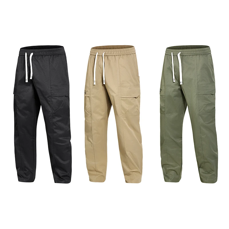 

Men's casual pants large size drawstring outdoor sports pants daily fashion all-in-one high-quality men's pants overalls