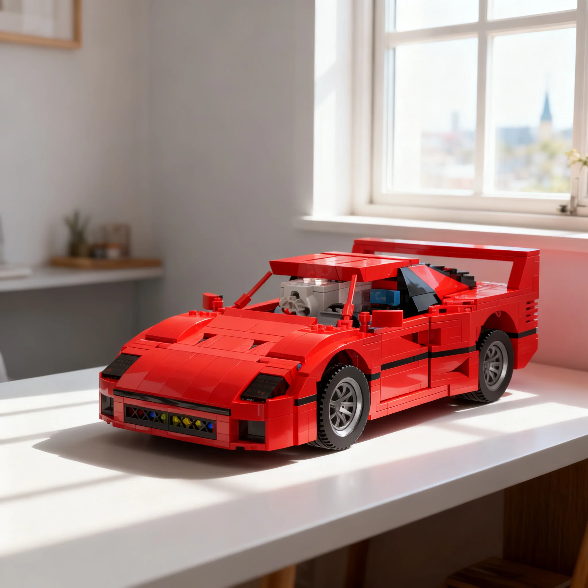 1193pcs MOC Boost F40 Model Building Blocks Architecture Idea Brick Birthday Assemble Creative DIY Education Christmas Gifts Toy