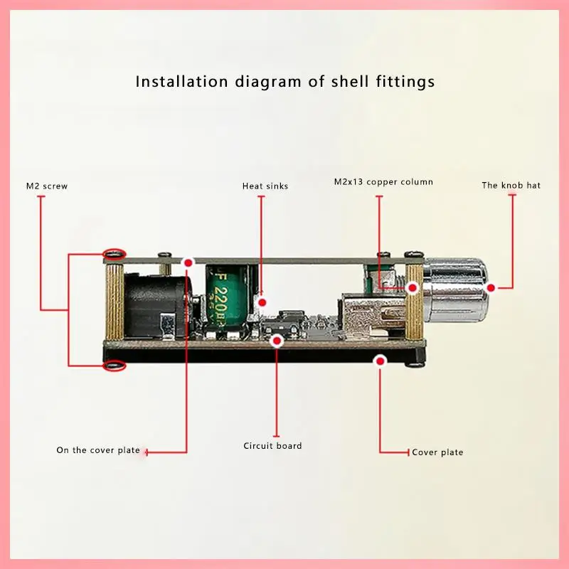 

N91R-YX-C50L Bluetooth 5.0 Subwoofer Amplifier Board High Power Audio Stereo Amplifier Board 2X50W Bass AMP