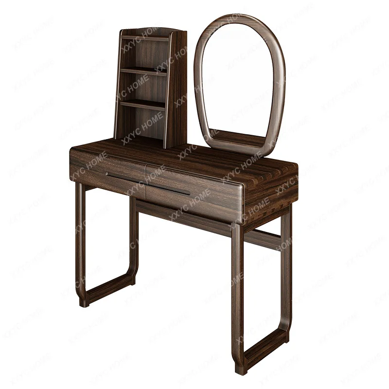 

Dressing Table Master Bedroom Makeup Table Solid Wood Small Apartment High-Grade Dressing Table