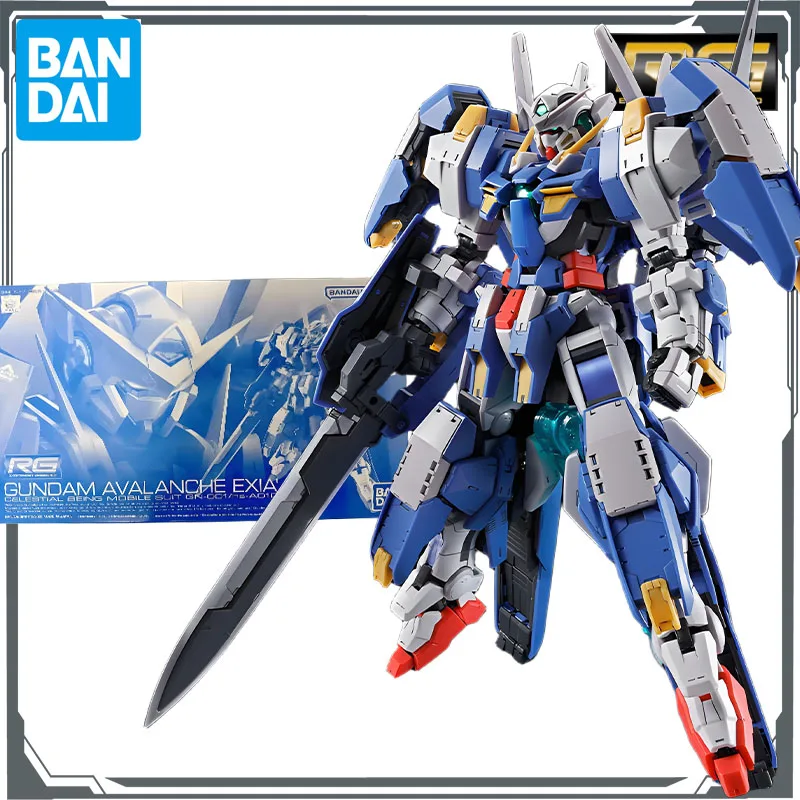 

Оригинальный комплект модели Bandai GUNDAM RG GUNDAM AVALANCHE EXIA 1/144, аниме-фигурка, модель, коллекция игрушек в подарок