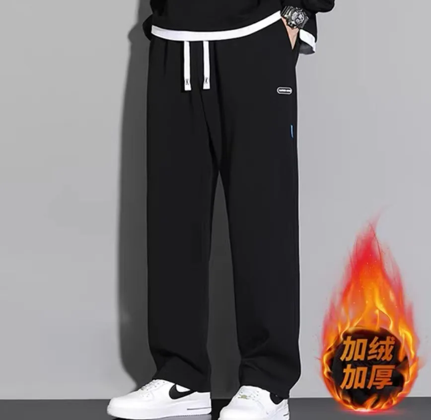 Black straight leg