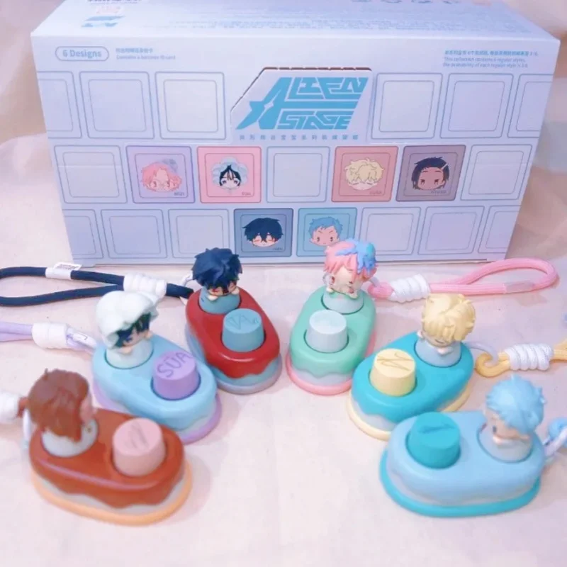 Alien Stage Free Stage Series Mechanical Keycaps Blind Boxes Desktop Ornaments Trendy Toys Girls Holiday Gifts Anime Peripherals