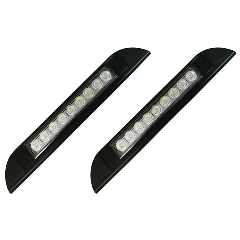 

B07A-2X 9 LED Awning Light 12V 24V Waterproof 256Mm Exterior Caravan Motorhome Strip Lamp Black
