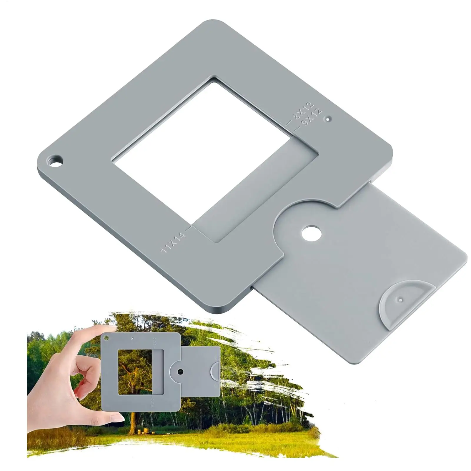 

Креативный ловушка видоискатель для художников, многофункциональная помощь для художников, инструменты для состава сплит-видом, гаджет для рисования, ловушка вида