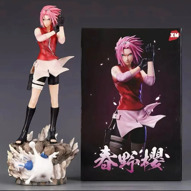 

Наруто Биллоу Харуно Сакура изысканная фигурка модная игра GKTOHO настольные украшения аниме модельBandai Banpresto анимационная тема