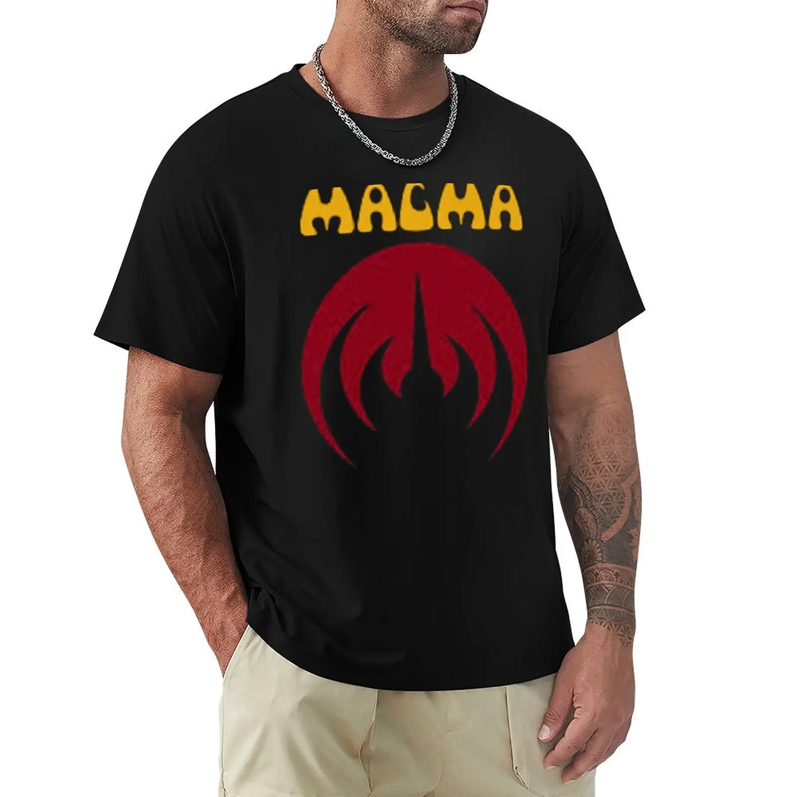 MAGMA Logo Art T-Shirt Modern Style Print T-Shirt