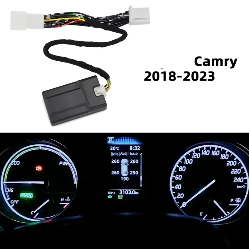 

Toyota Camry RAV4 Corolla TPMS Tire Pressure Monitor System Digital LCD Display Auto Security Alarm for 2018-2023 Models