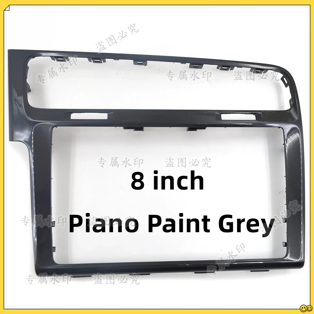 

Brushed gray MIB Screen Bezel For VW Golf 7.5 Golf 7 MK7 8 inch/9.2 inch Piano Black MIB Frame Radio Panel Decorative Frame