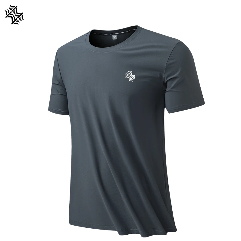 SBWL-camiseta esportiva masculina para caminhadas e montanhismo, tops para emagrecer, camiseta de secagem rápida, tops de corrida, alta qualidade, verão 2022