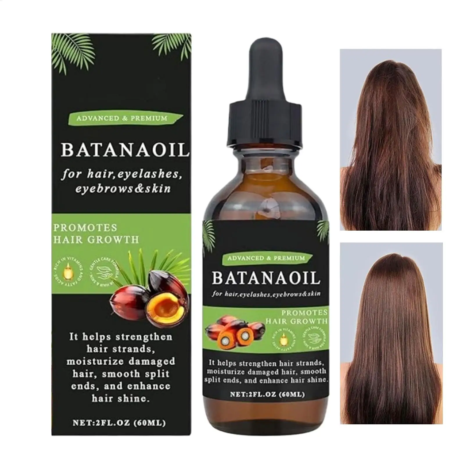 

Hair Strengthening Oil 60ml Non-Greasy Refreshing Hair Repairing Oil for Women for Men Youth Teens Girlfriend Wife Friend Sister