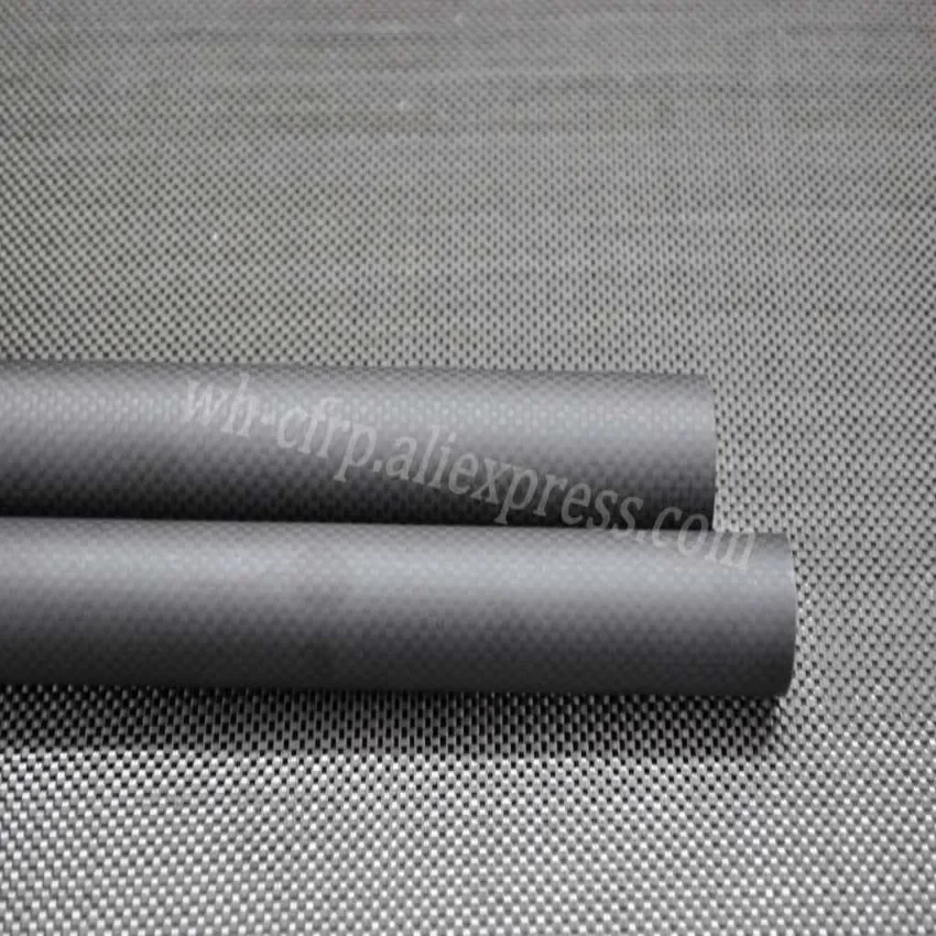 3k Carbon Fiber Tube L 1000MM OD 20mm 21mm 22mm 23mm 24mm 25mm 26mm 27mm 28mm 29mm 30mm with 100% full carbon, Japan 3k improve