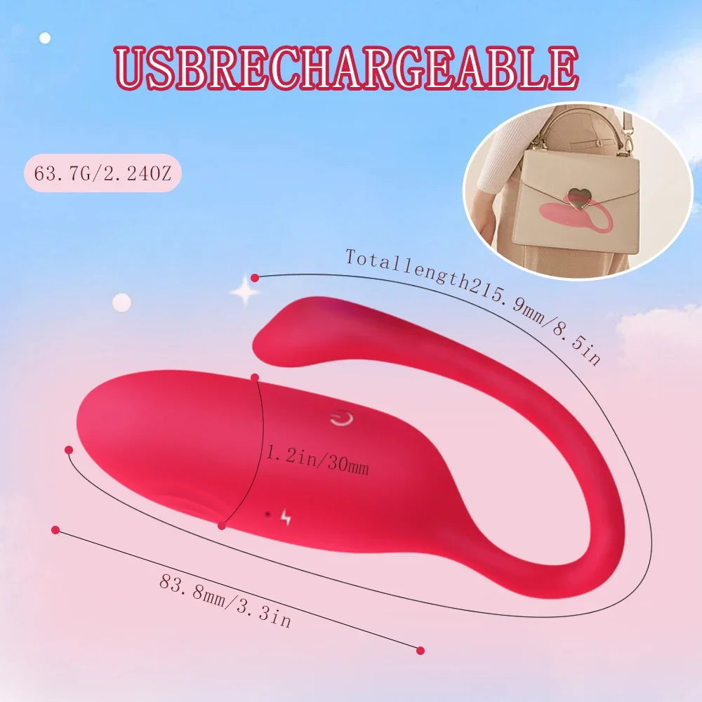 Wireless Bluetooth G Spot Vibrator Female Wear Panties Clitoris Stimulator APP Remote Control Egg Vibrating Vagin Massager