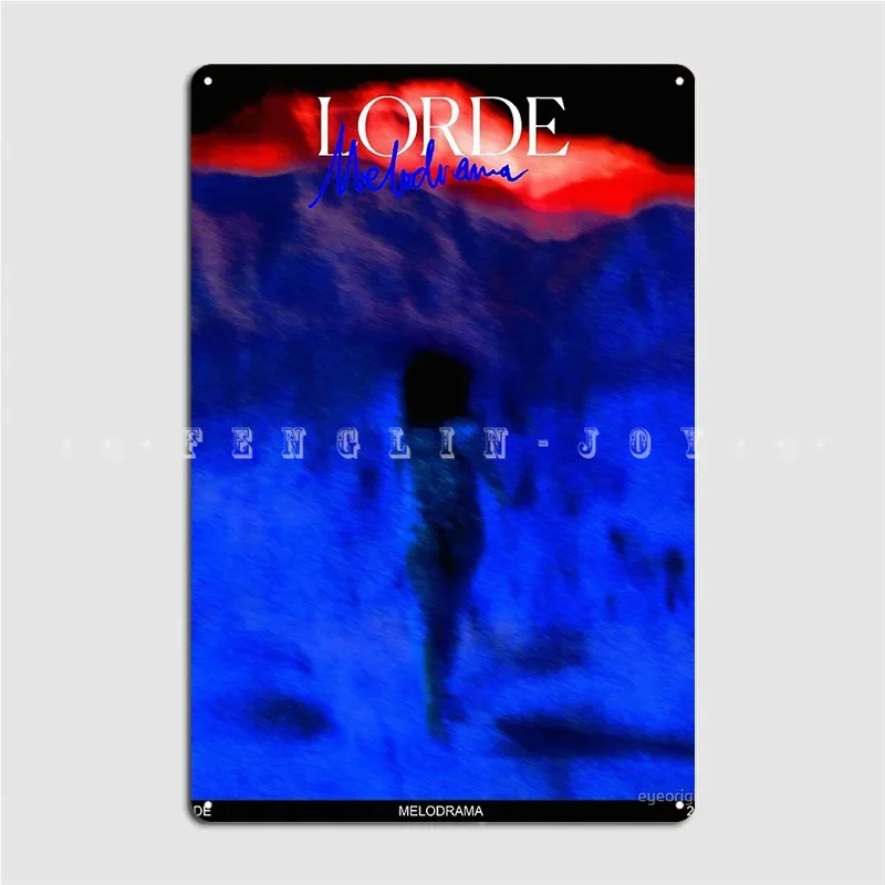 Lorde Running Through The Night Liability Metal Sign Cinema Garage Garage Club Classic Plaques Tin Sign Posters