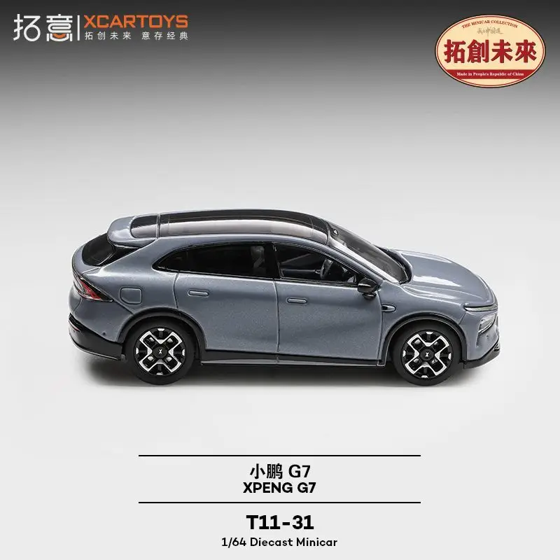 XPENG G7 Gris Modelo a Escala 1/64 - usage example