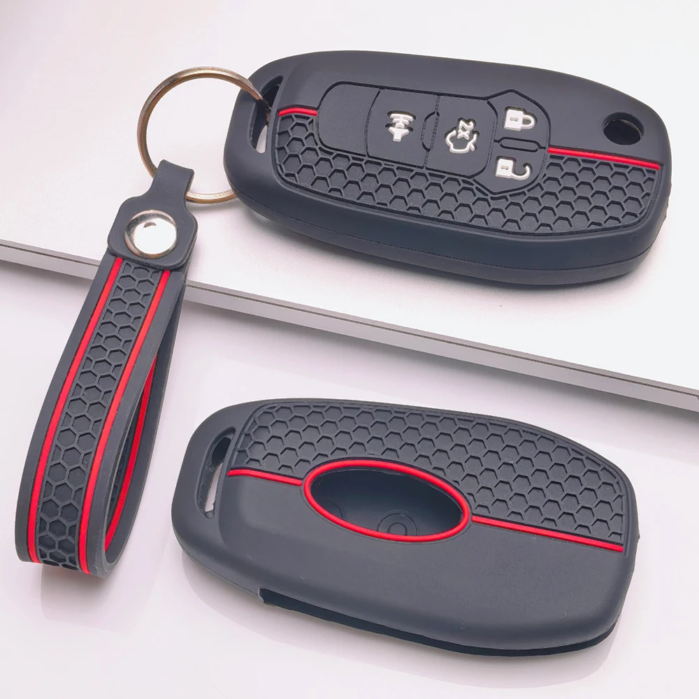 Key Cover for Ford Fiesta Focus Mondeo Kuga C-Max S-Max Galaxy B-Max EcoSport Edge Explorer Ranger Transit Tourneo Key Accessory