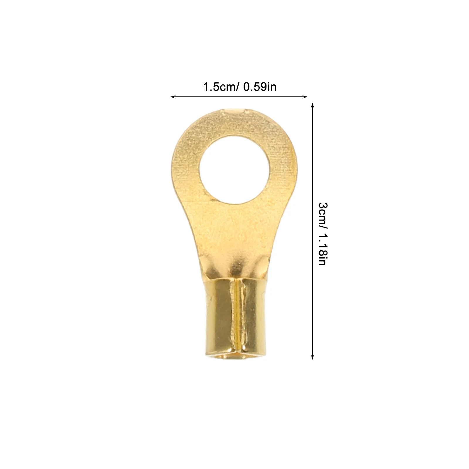 10Pcs Car Audio Wire Terminals Aluminium Copper Easy Install Stable Connection Speaker Wire Connector Electrical Terminal Kit