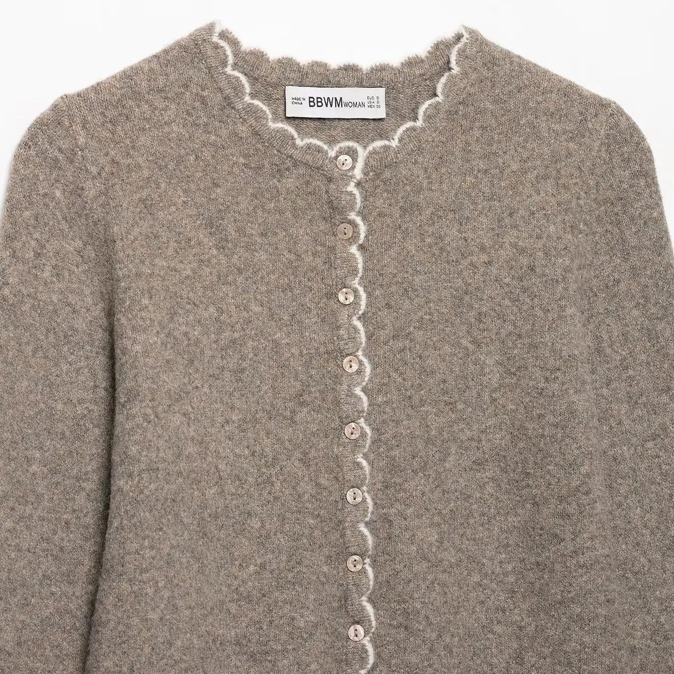 Fashionable Long Sleeve round Neck Color Block Knitted Outerwear Women's Polyester Fiber Mesh  Knitwear Autumn New Arrival