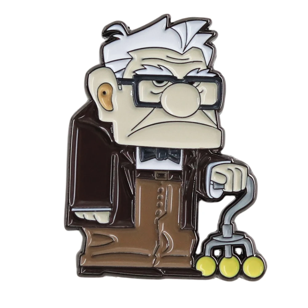 Klassische Anime-Brosche, niedlicher Chibi-Oldtimer, Emaille-Abzeichen, Sammlerstück aus Metall, Film-Accessoire, Schmuckdekoration, Geschenk für Fans – Detail 7
