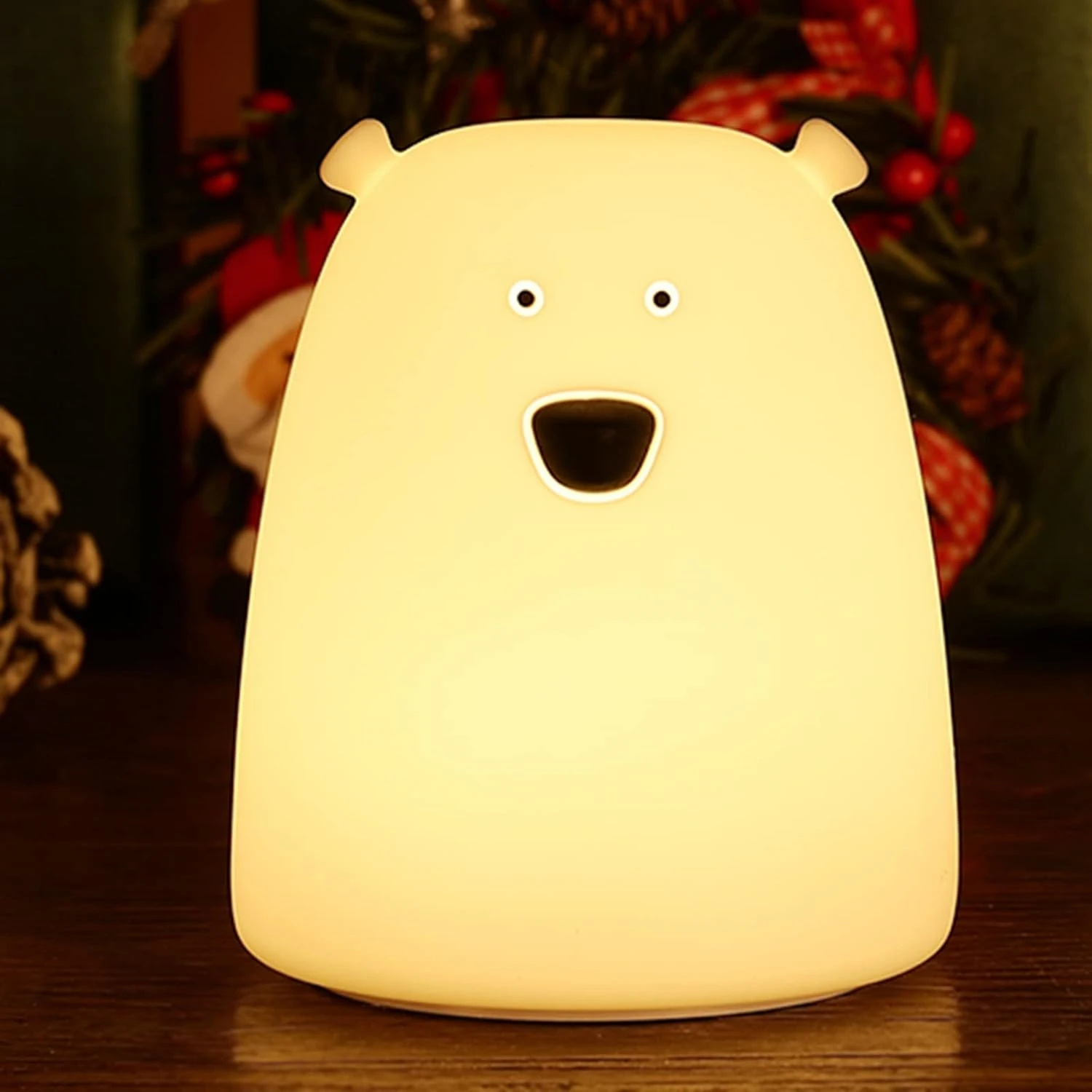 

Adorable and Cute USB Rechargeable Cat Night Light - Perfect for Babies and Children - Enchanting Breathing Modes with 7 Stunnin