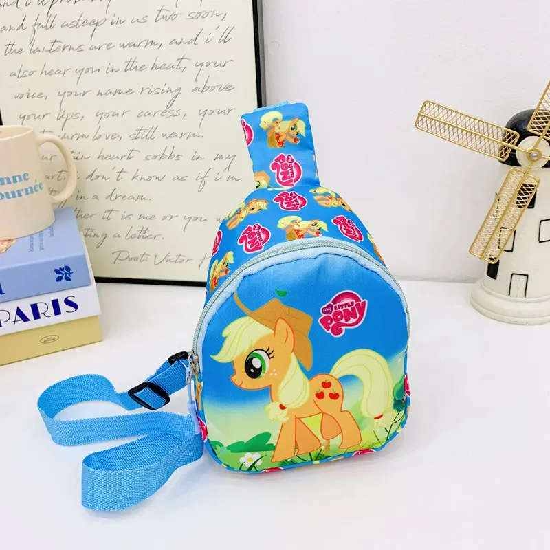 حقائب كروس ماي ليتل بونيز للفتيات على شكل وحيد القرن حقيبة كتف لطيفة للرياضة في الهواء الطلق وحقيبة صدر للسفر ومحفظة للعملات المعدنية هدية