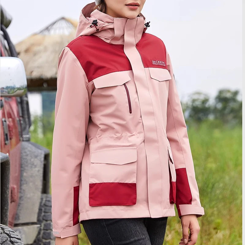 

Winter Ski Suit Women Waterproof Thicken Warm Hooded Windproof Down Jacket Snow Pants Outdoor Snowboard Wear Set Female Overalls