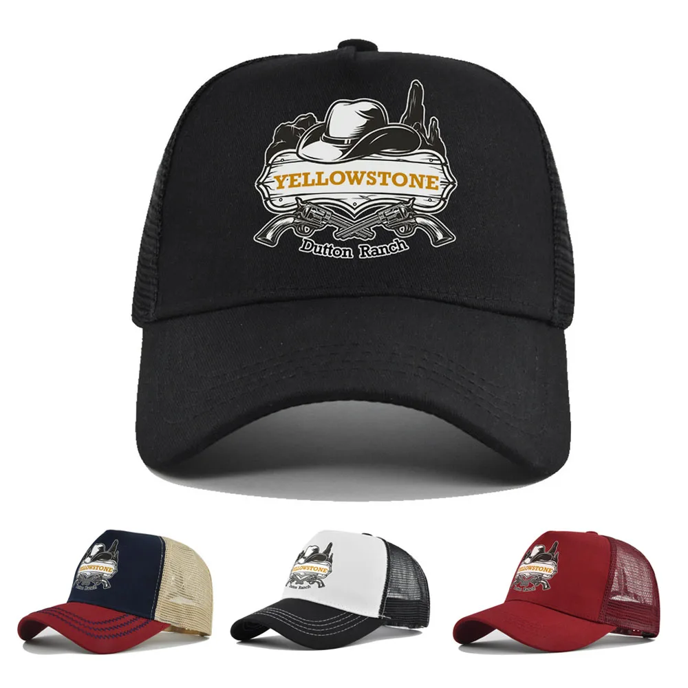 Personalized Vintage Yellowstone National Park Baseball Cap For Men Women Breathable Dad Hat Outdoor Snapback Caps
