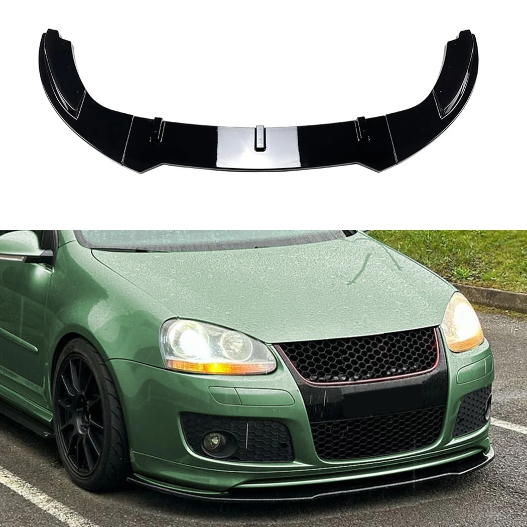 

Front Bumper Lip Spoiler Splitter Diffuser Body Kit Tuning Canard Lip Protector Cover For VW Golf 5 Golf MK5 GTI Jetta MK5 GLI