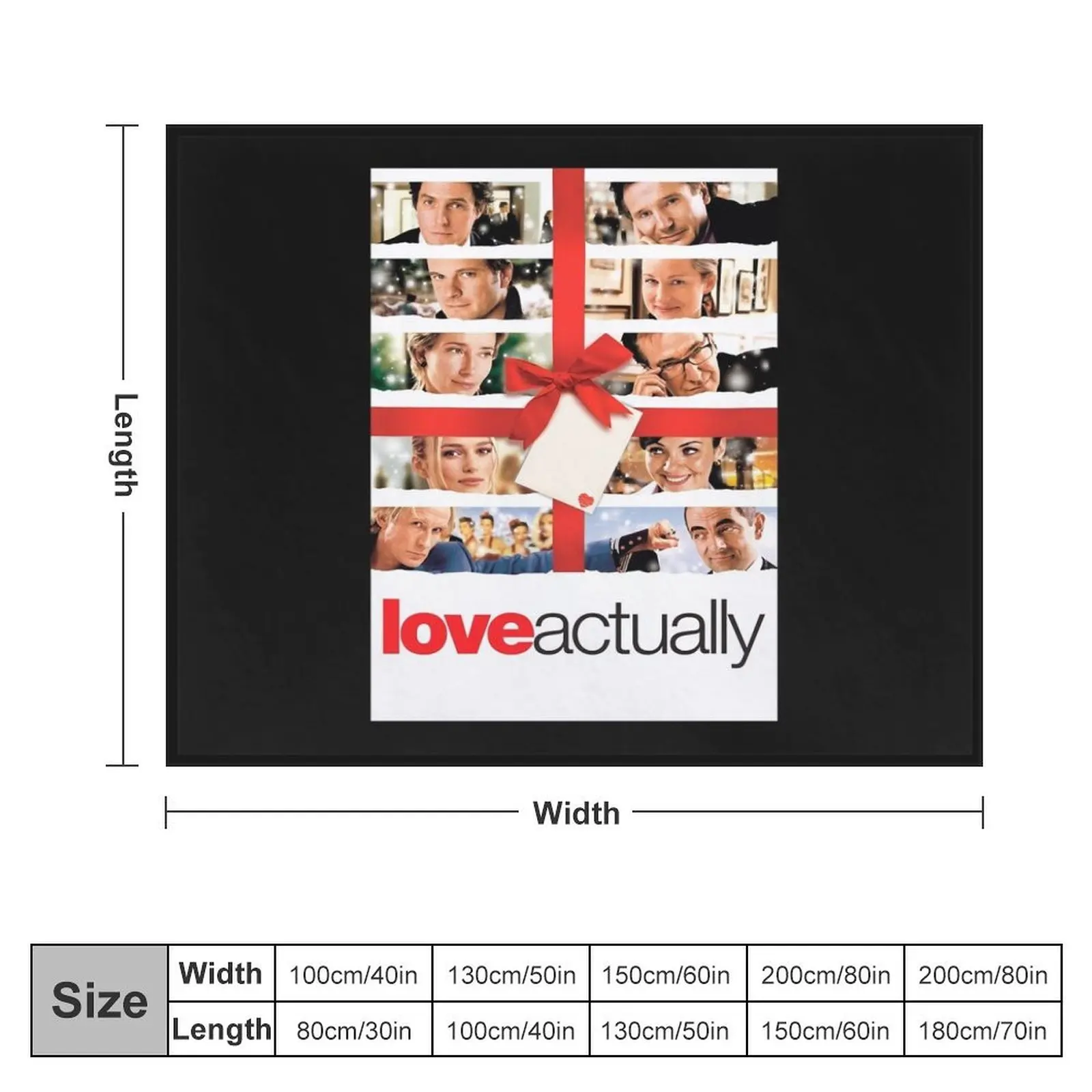 Love Actually Throw Blanket for sofa Loose warm winter Blankets