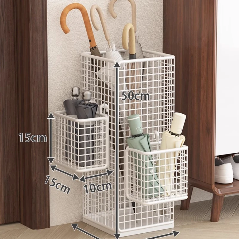 

‌Extra-Large Umbrella Holder for Home/Business Thick Iron Tube Drying Rack with Long-Short Compartments Rust-Resistant Organizer