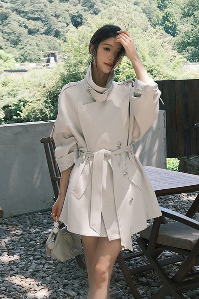 

Women'S Trench Winter Coats Woman Offers Ropa Outer Drapey Sizes Student Relaxed Navy Camouflage Crooped Streetwer Over-The-Knee