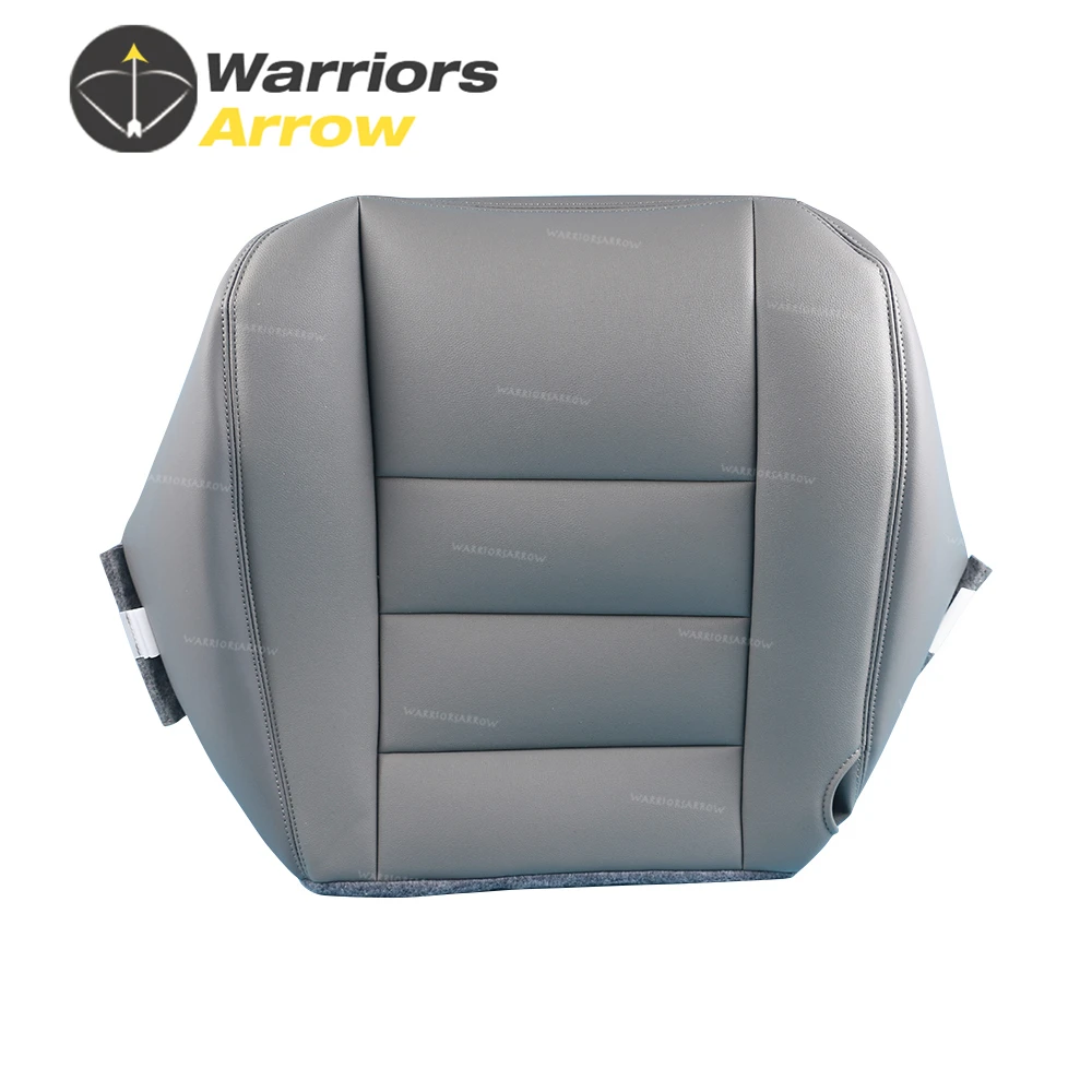 front-left-driver-bottom-seat-cover-synthetic-leather-gray-for-ford-f-250-2006-2007-f350-2002-2003-2004-2005