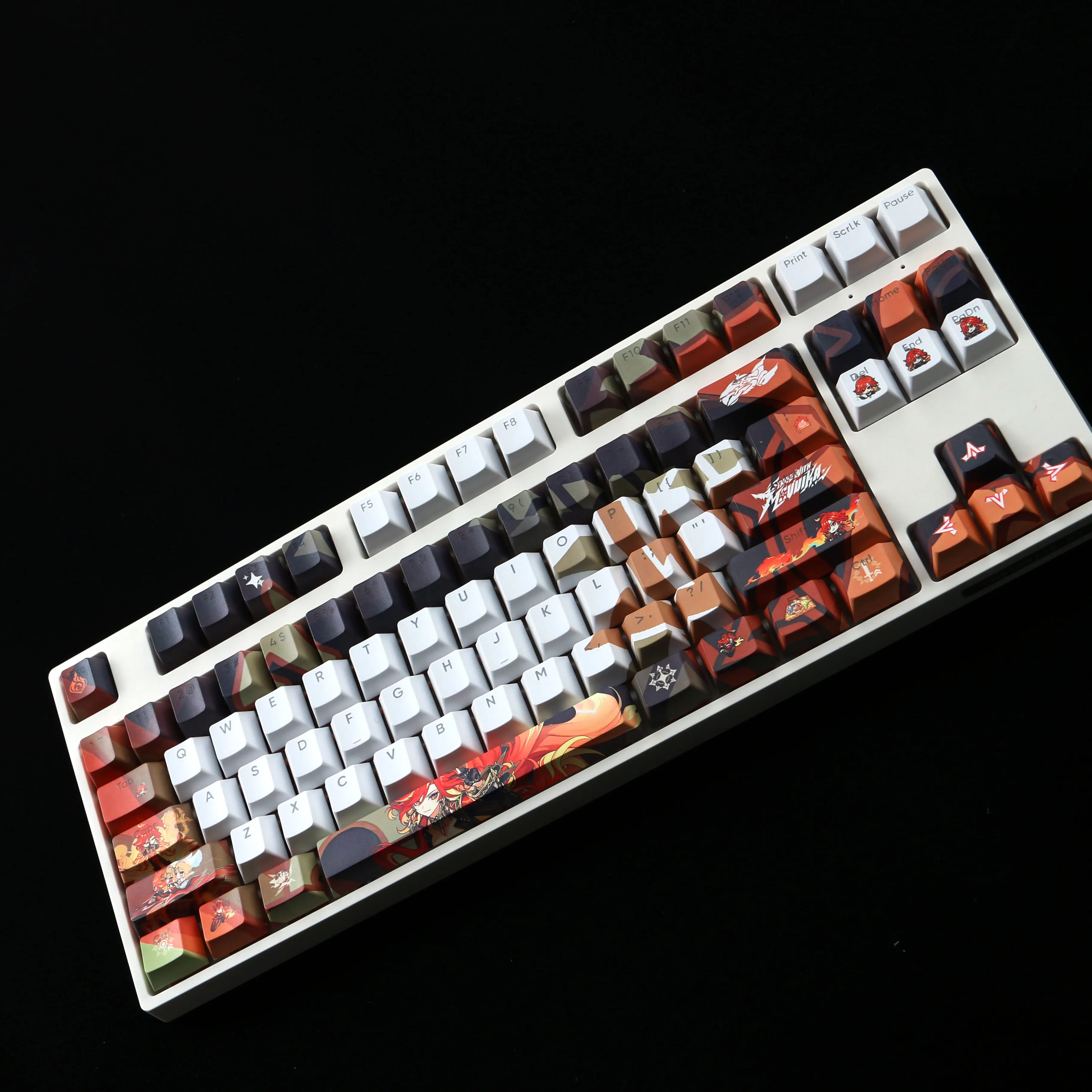 Mavuika keycap mechanical keyboard five sided heat sublimation PBT original keycap - Image 3
