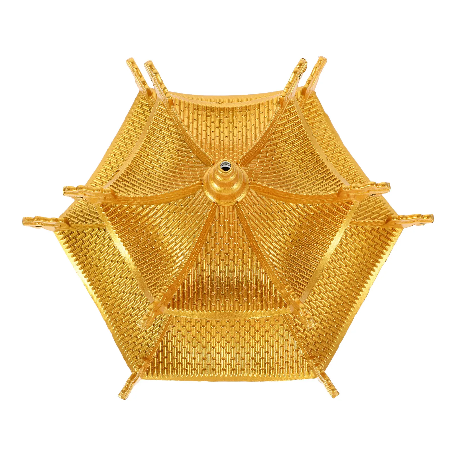 

Lantern Cover Accessories Double Layer Horn Design Easy Installation Lantern Lid Replacement Parts Palace Roof Ornament Asian