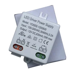 実用的なLEDドライバー電源,12 v LEDストライプライト用ドライブ電源,DC 12 v,10w