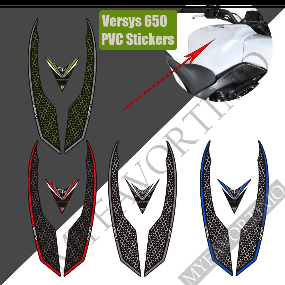 

Tank Pad PVC Stickers Protector Kit Knee Fairing Fender For Kawasaki Versys 650 LT Touring Motorcycle Stickers Decals