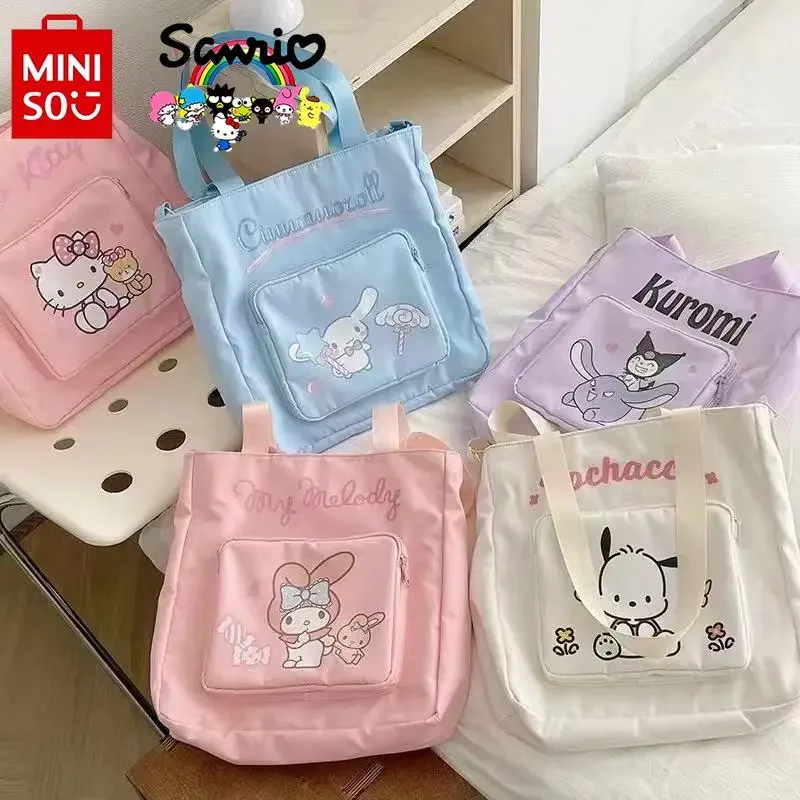 

Sanrio New Women's Handbag Fashion High Quality Women's Cross Shoulder Bag Cartoon Versatile Large Capacity Student Storage Bag