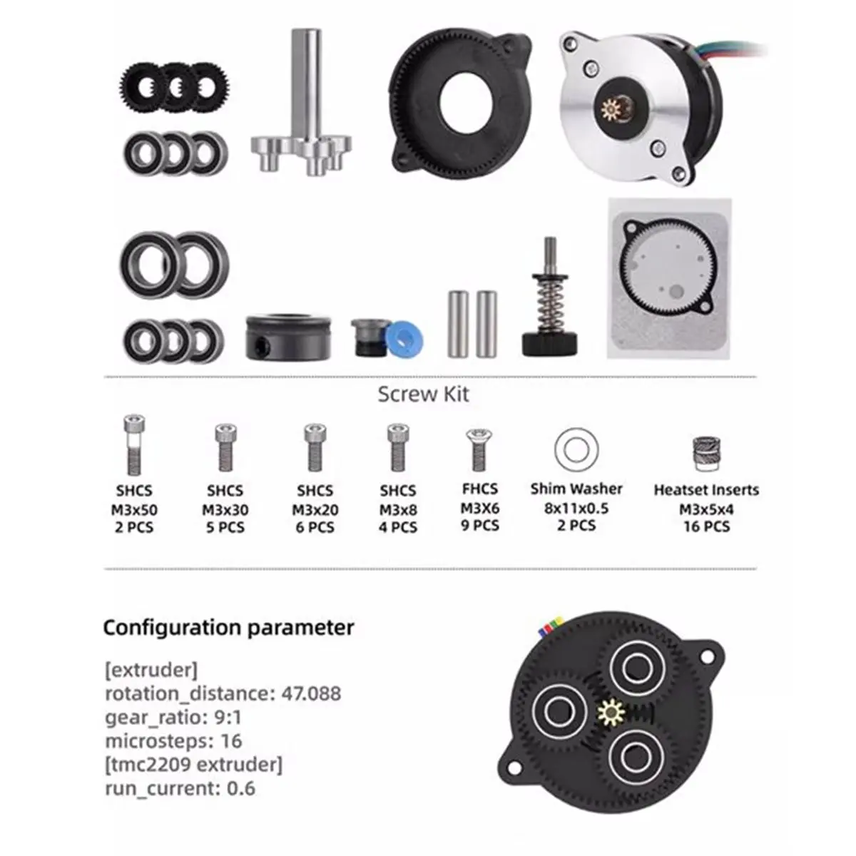 

For 2 Extruder Kits By G2E Extruder for V2 and 3D Printer Stealthburner Toolhead [Life diary]