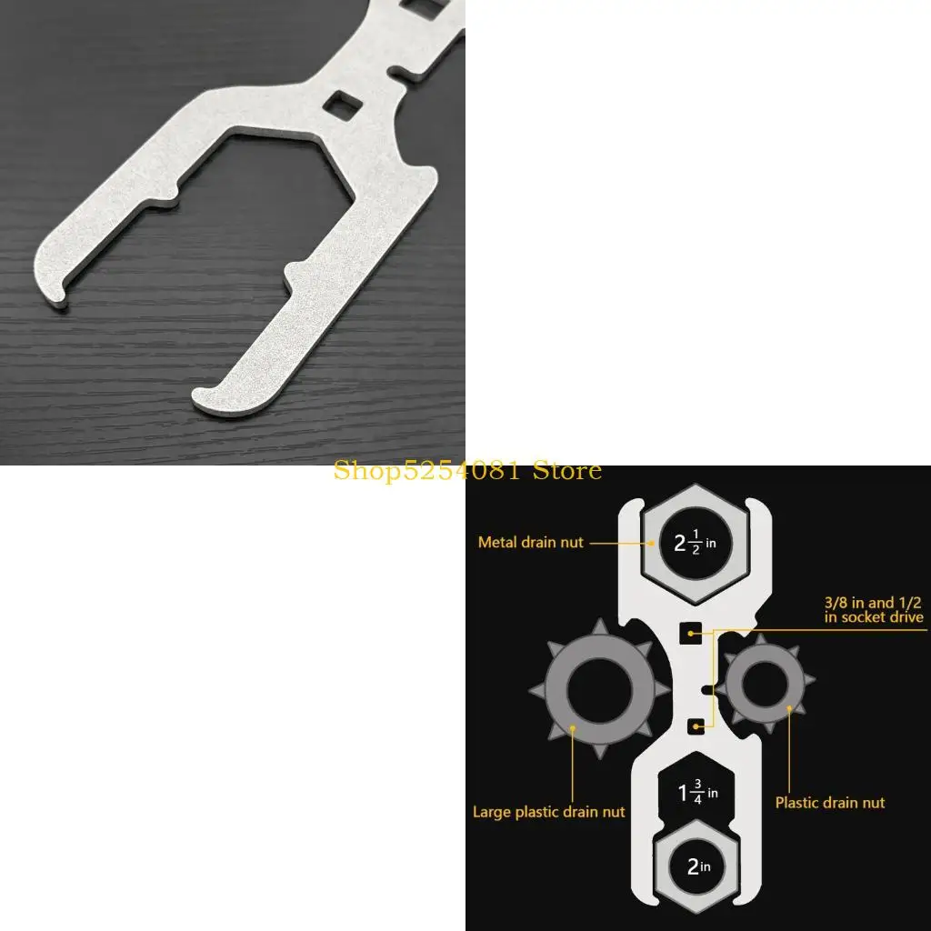AXYC Multifunctional Plumbing Tool For Removing Sink Locknuts And Flush Valves Nut