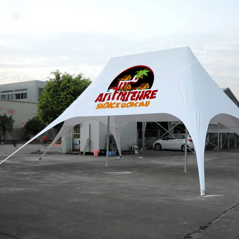 

Promotional Trade Show Custom Large Pop Up Double Top Tops Spider Event Tent Camping Beach Star Spider Tent For Outdoor Display