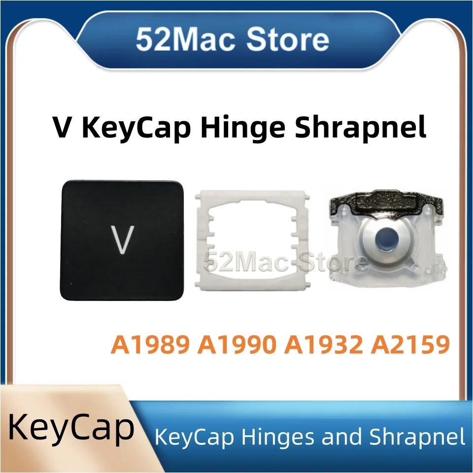 Replacement Individual V KeyCap Hinges and Shrapnel are Applicable for MacBook Pro A1989 A1990 A1932 A2159 Keyboard