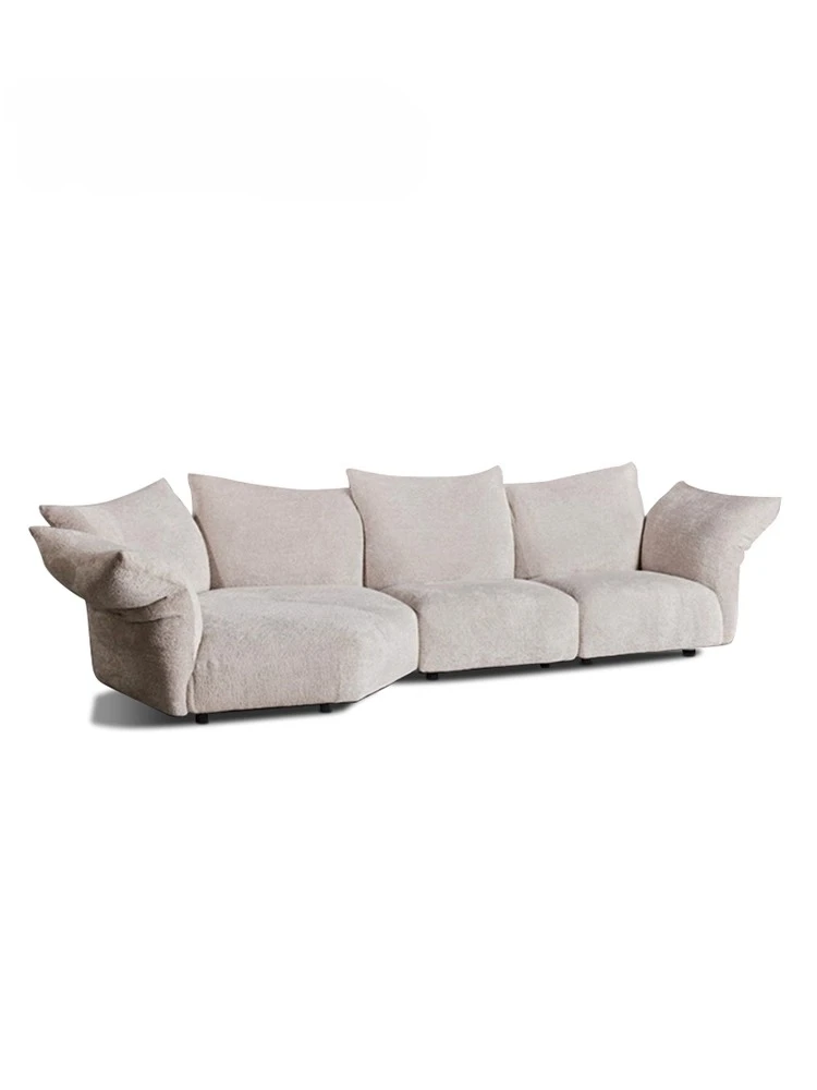 

Sofa Italian minimalist fabric different arc light luxury living room sofa large flat corner
